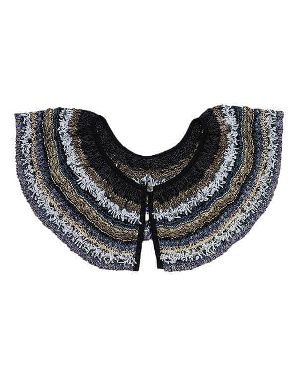 
                  
                    Load image into Gallery viewer, ウェーブレースニットカラー / BEH01043WA
                  
                