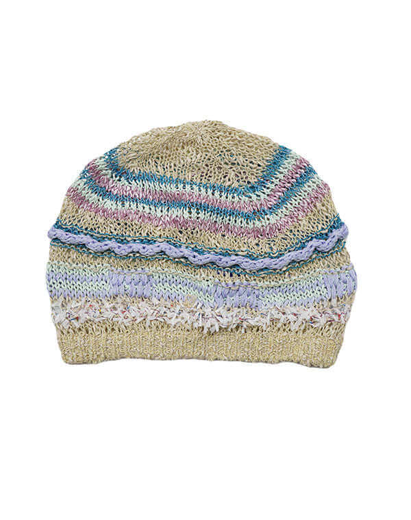 
                  
                    Load image into Gallery viewer, ウェーブレースニット帽 / BEH01044WA
                  
                