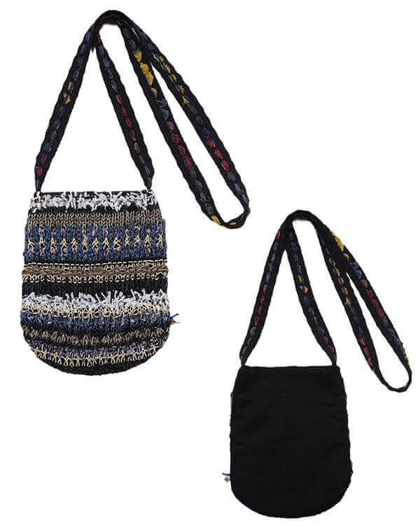 
                  
                    Load image into Gallery viewer, ウェーブレースニットポシェット / BEH01046WA
                  
                