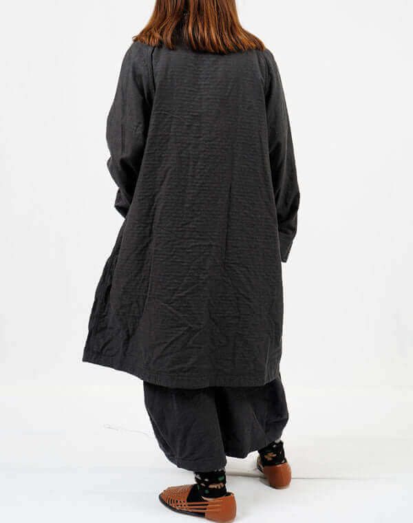 
                  
                    Load image into Gallery viewer, 綿麻リバーシブルロングコート / BEH01055WA
                  
                