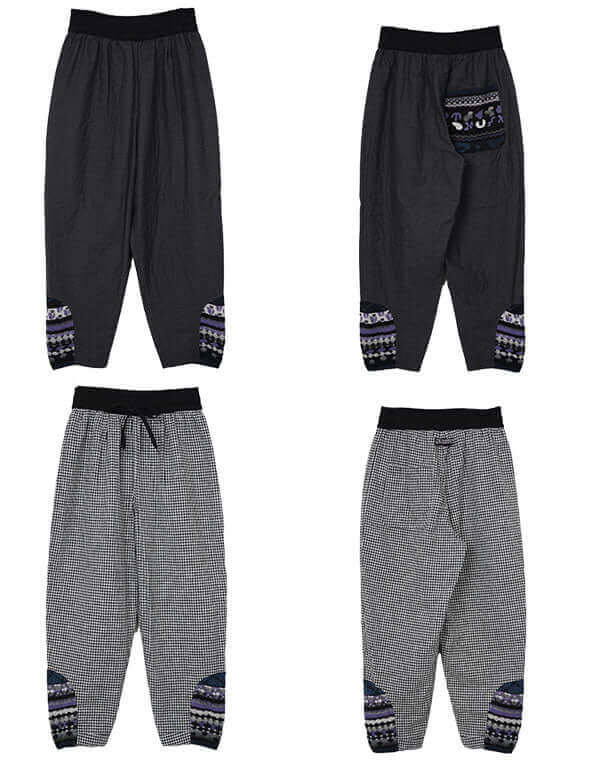 
                  
                    Load image into Gallery viewer, 綿麻リバーシブルテーパードパンツ / BEH01057WA
                  
                