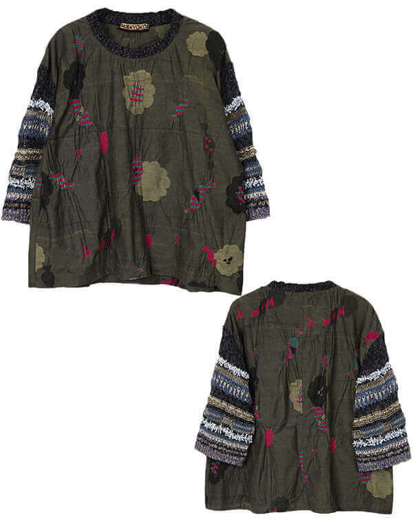 
                  
                    Load image into Gallery viewer, ビスケットシャーリングブラウス / BEH01058WA
                  
                