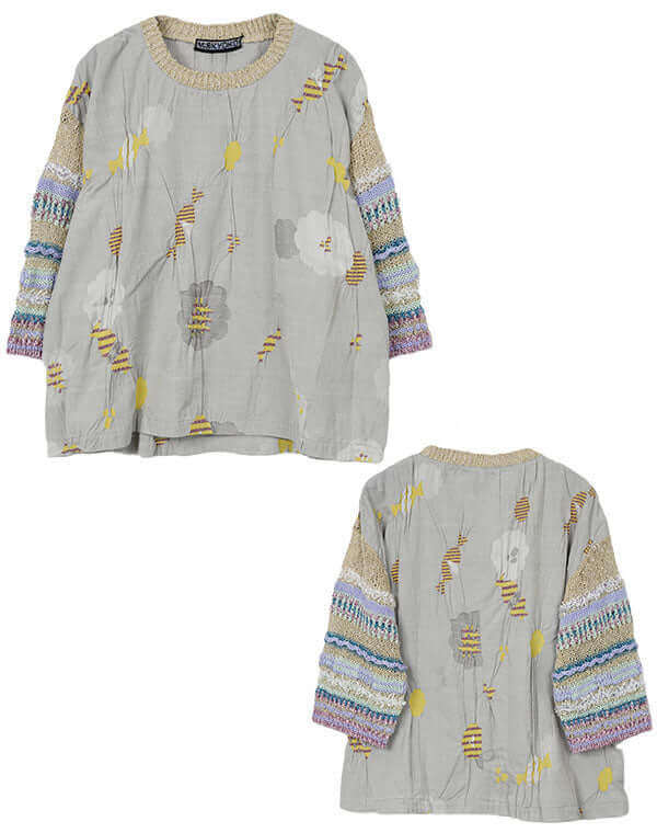 ビスケットシャーリングブラウス / BEH01058WA