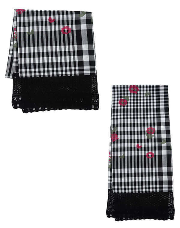 
                  
                    Load image into Gallery viewer, つぼみチェックショール / BEH01067WA
                  
                