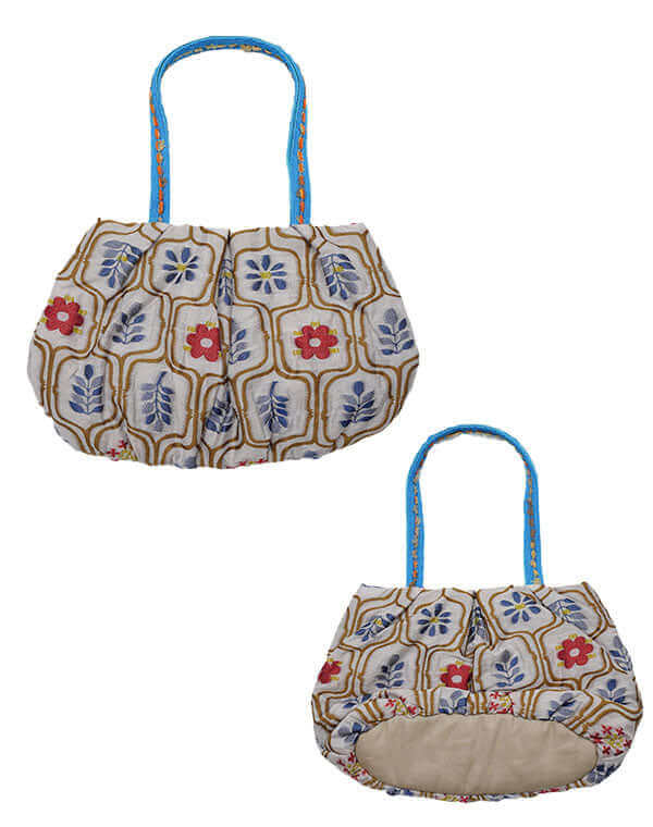 リーフ柄ジャカードトートバッグ / BEH01072WA