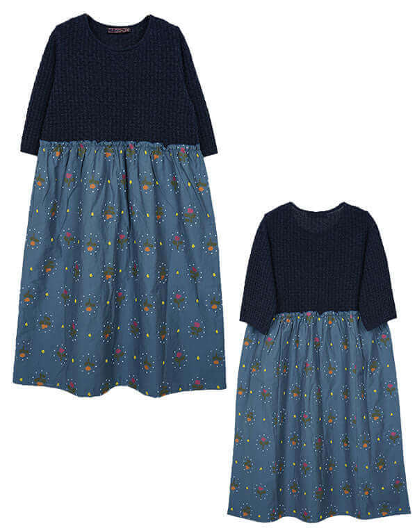 
                  
                    Load image into Gallery viewer, リズムフラワー切替ワンピース / BEH01074WA
                  
                