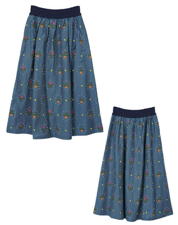 リズムフラワーギャザースカート / BEH01076WA