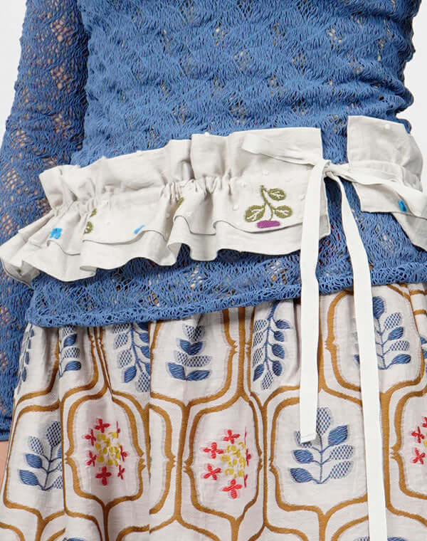 
                  
                    Load image into Gallery viewer, リズムフラワーフリルベルト / BEH01077WA
                  
                