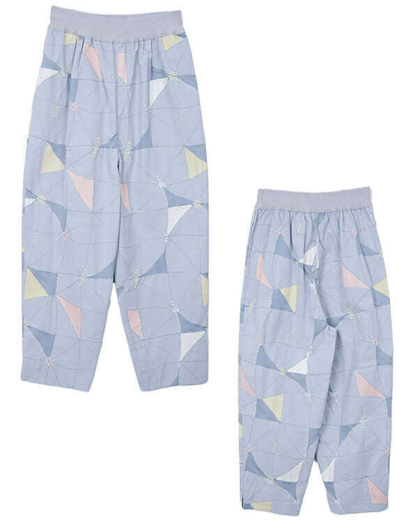 
                  
                    Load image into Gallery viewer, ハイカウントタイル柄テーパードパンツ / BEH01082WA
                  
                