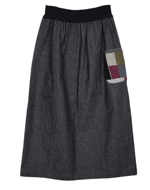 デニムパッチワークスカート / BEH01085WA