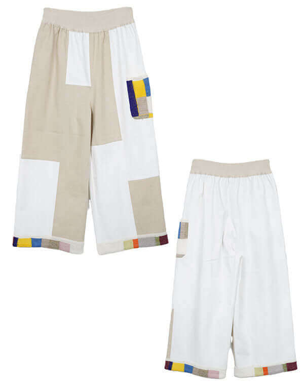 デニムパッチワークパンツ / BEH01086WA