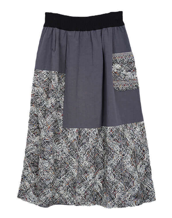 
                  
                    Load image into Gallery viewer, ファンシーレース切替スカート / BEH01089WA
                  
                