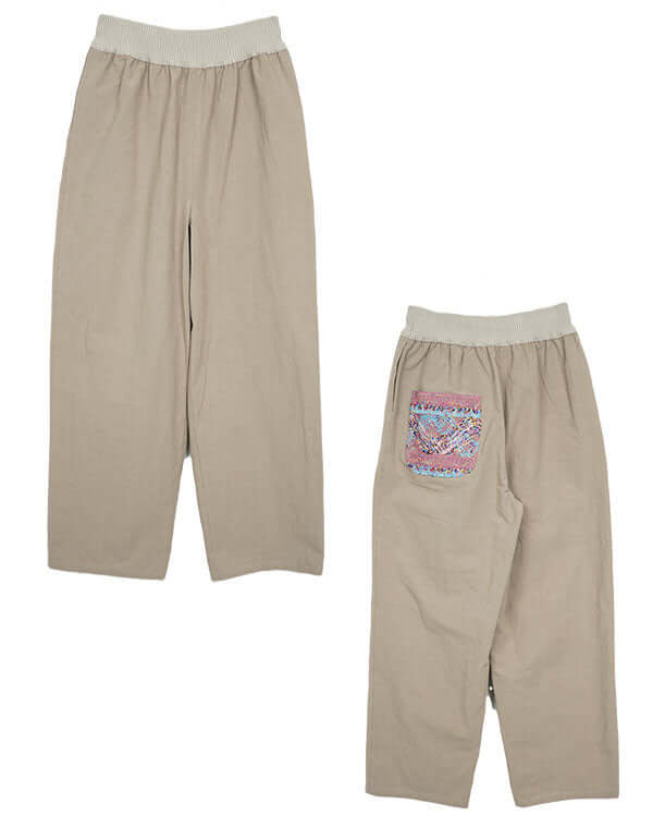 
                  
                    Load image into Gallery viewer, ファンシーレースポケットパンツ / BEH01090WA
                  
                