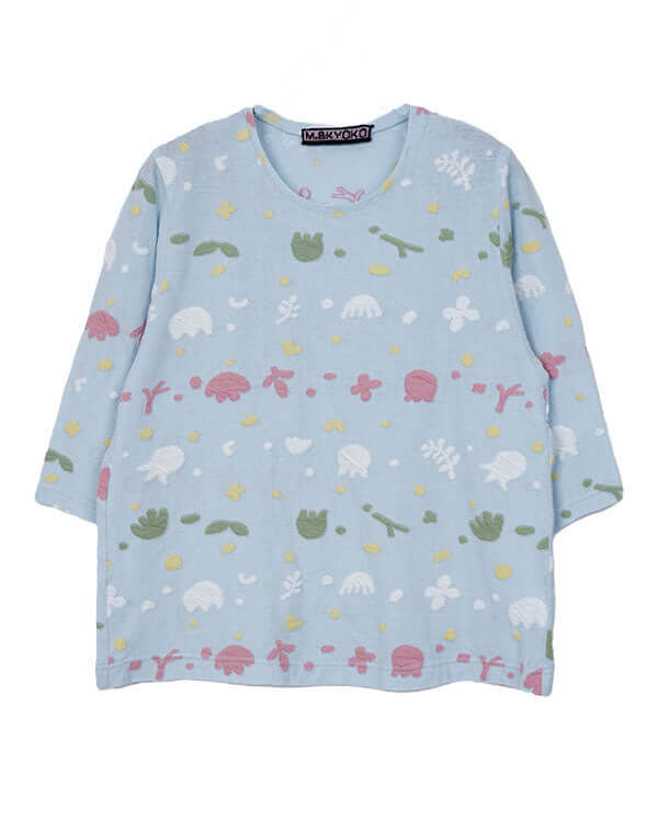 
                  
                    Load image into Gallery viewer, ガーデン柄ジャージープルオーバー / BEH01100WA
                  
                