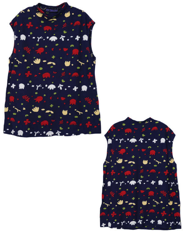 ガーデン柄ジャージーベスト / BEH01101WA