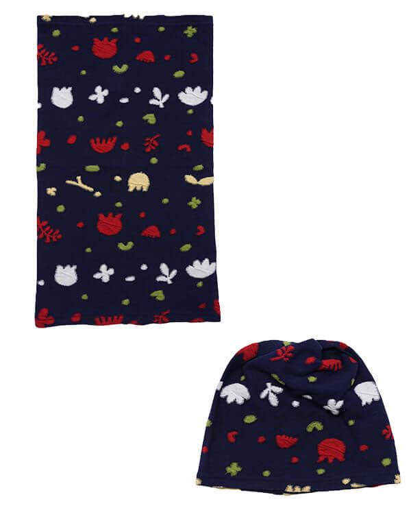 
                  
                    Load image into Gallery viewer, ガーデン柄ジャージースヌード帽子 / BEH01103WA
                  
                