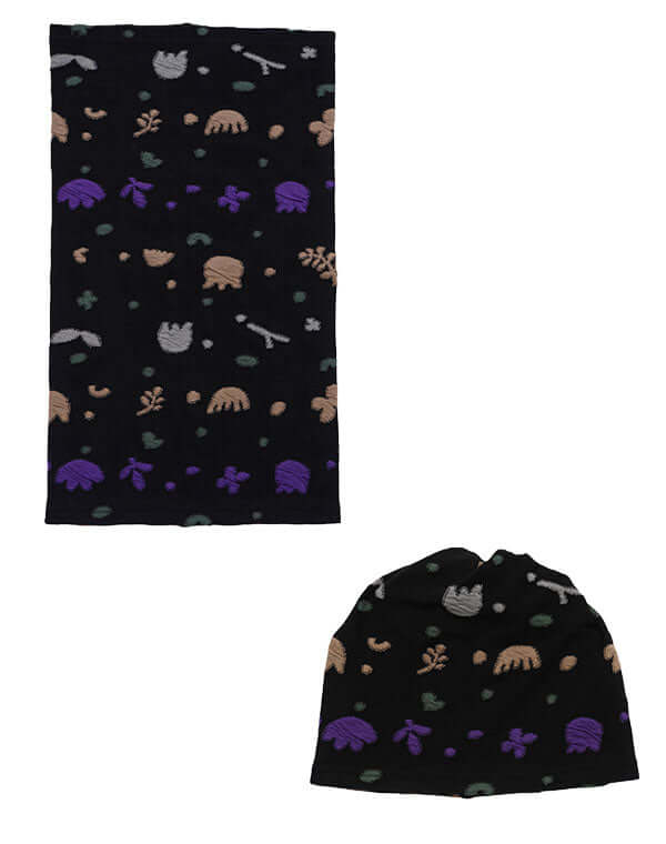 
                  
                    Load image into Gallery viewer, ガーデン柄ジャージースヌード帽子 / BEH01103WA
                  
                