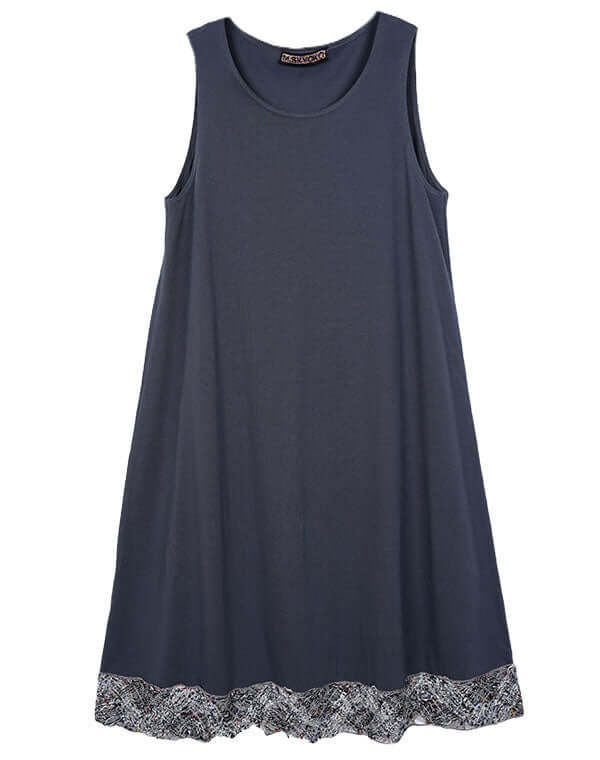 
                  
                    Load image into Gallery viewer, レース使いノースリーブワンピース / BEH01111WA
                  
                