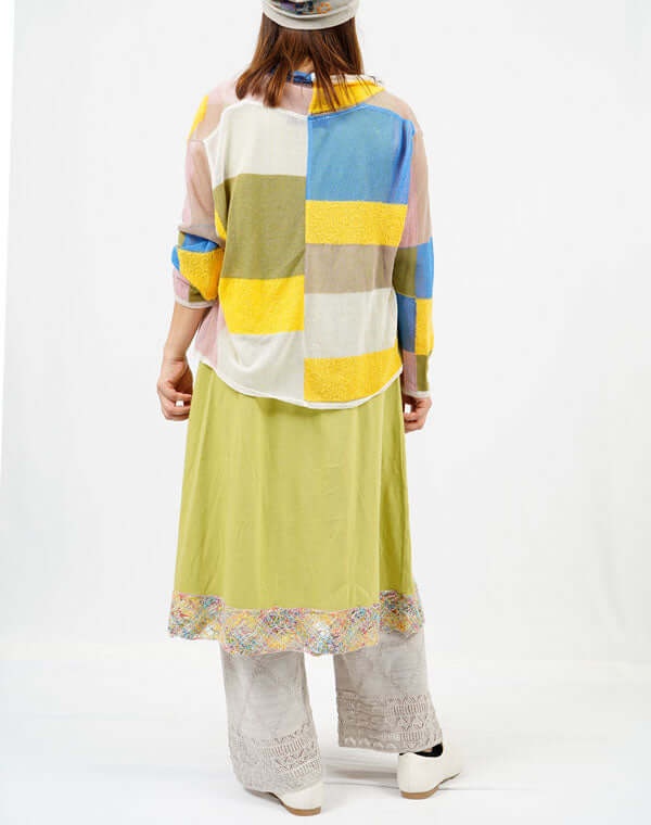 
                  
                    Load image into Gallery viewer, レース使いノースリーブワンピース / BEH01111WA
                  
                