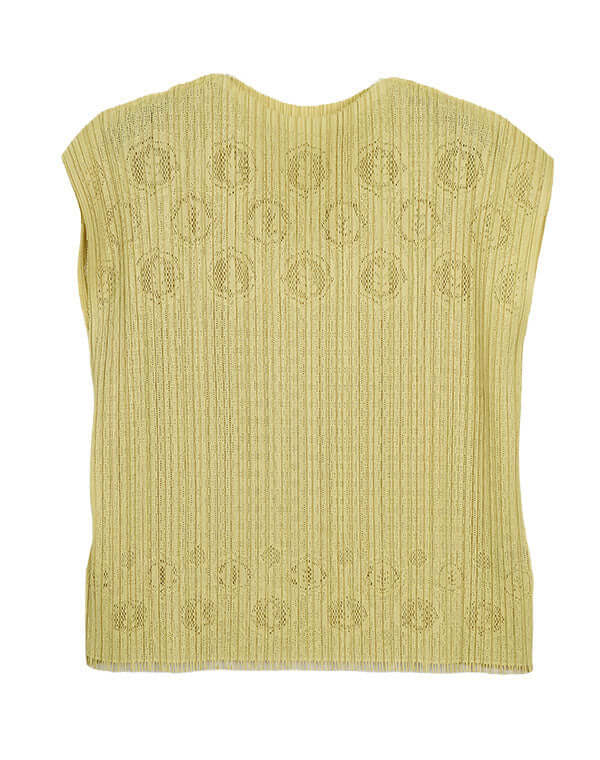 
                  
                    Load image into Gallery viewer, プリーツニットレースフレンチスリーブプルオーバー / BEH01113WA
                  
                