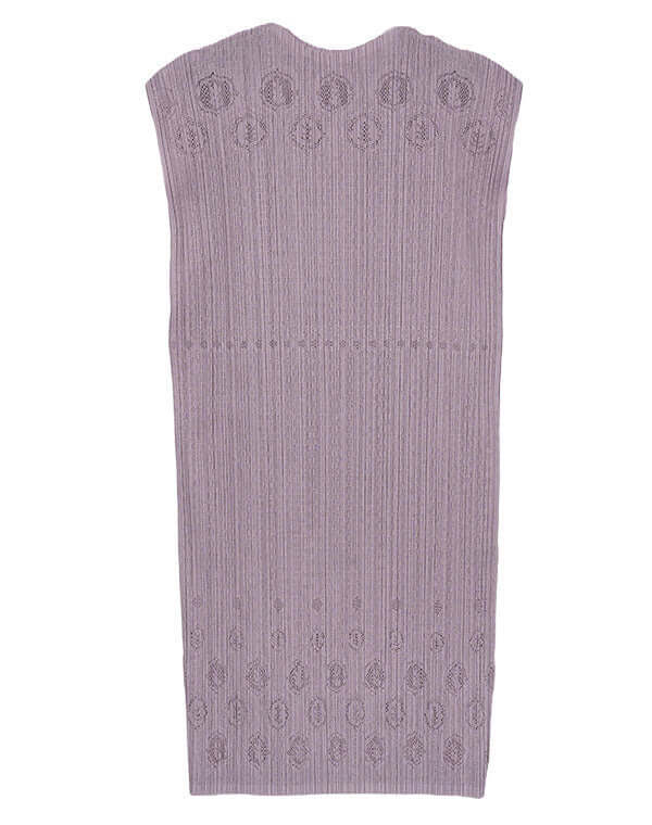 
                  
                    Load image into Gallery viewer, プリーツニットレースフレンチスリーブワンピース / BEH01114WA
                  
                