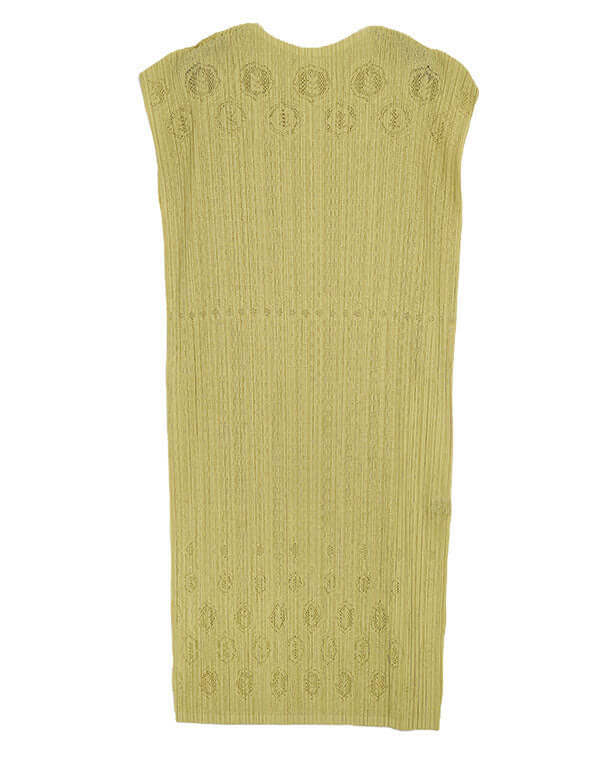 
                  
                    Load image into Gallery viewer, プリーツニットレースフレンチスリーブワンピース / BEH01114WA
                  
                