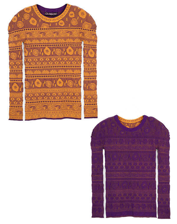 リバーシブルニットレースプルオーバー / BEH01116WA