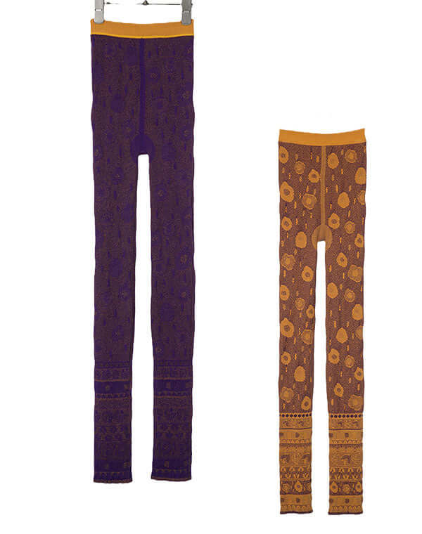 
                  
                    Load image into Gallery viewer, リバーシブルニットレースレギンス / BEH01118WA
                  
                