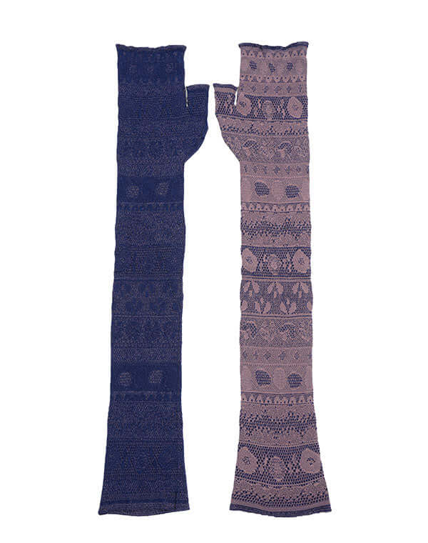 リバーシブルニットレースアームカバー / BEH01119WA