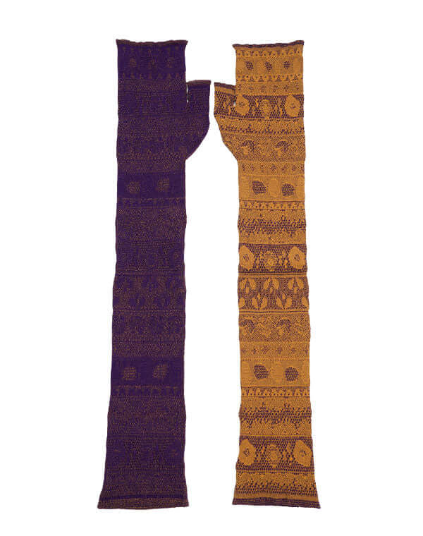 
                  
                    Load image into Gallery viewer, リバーシブルニットレースアームカバー / BEH01119WA
                  
                