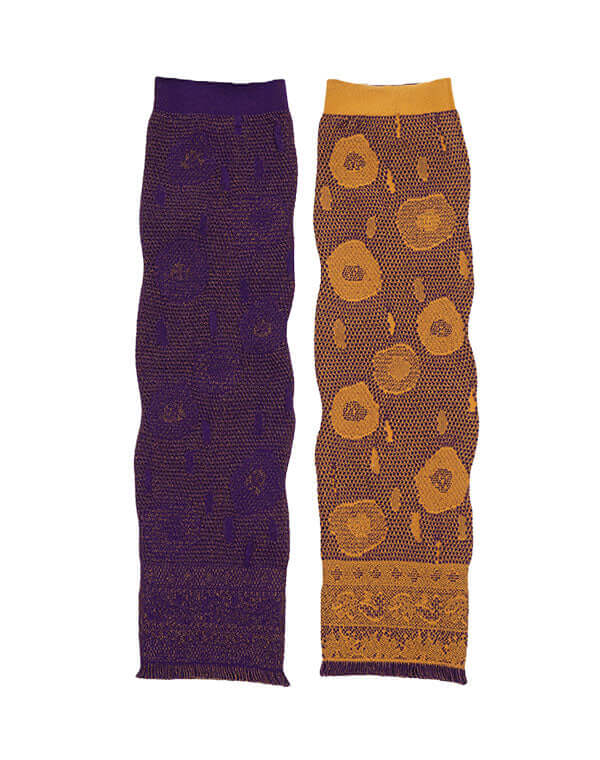 リバーシブルニットレースレッグカバー / BEH01120WA