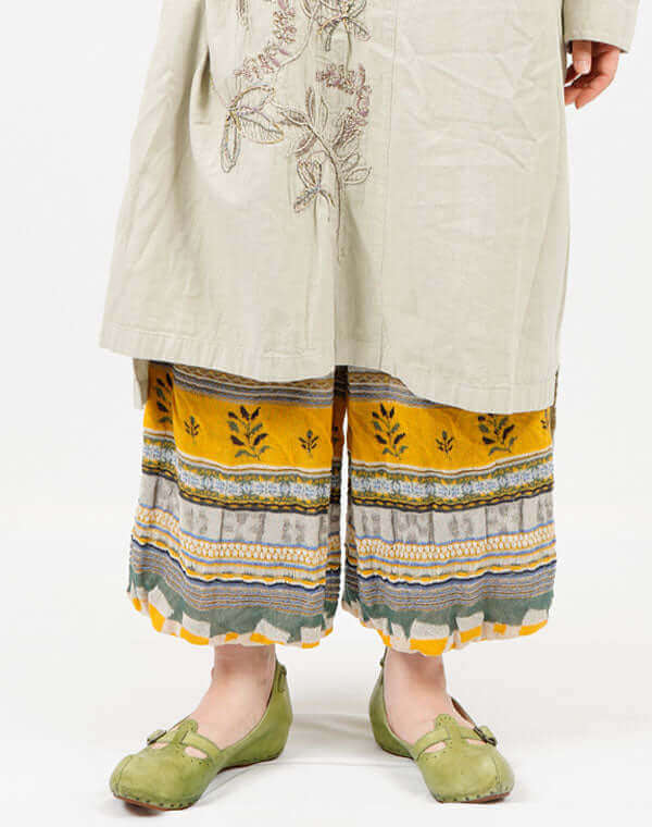 
                  
                    Load image into Gallery viewer, MIXジャカードニットパンツ / BEH07004WA
                  
                