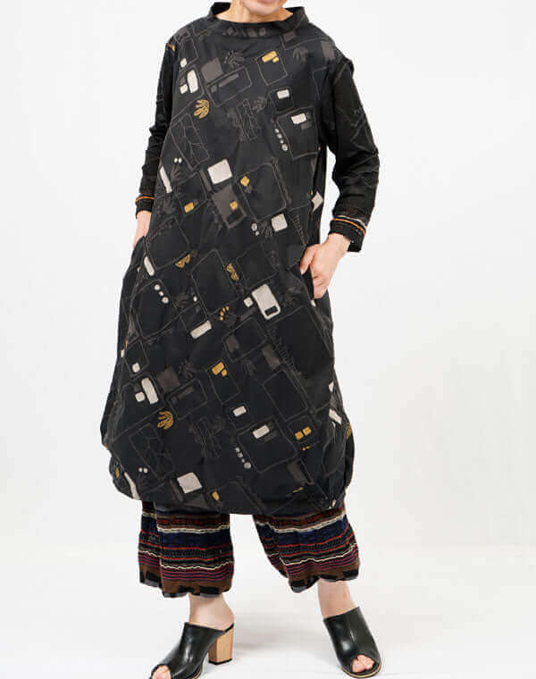 
                  
                    Load image into Gallery viewer, MIXジャカードニットパンツ / BEH07004WA
                  
                