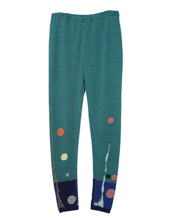 
                  
                    Load image into Gallery viewer, カラータッチ柄レギンス / BEH07016WA
                  
                