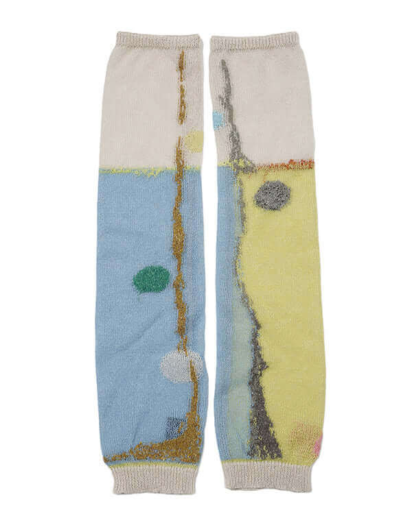 カラータッチ柄ロングアームカバー / BEH07019WA