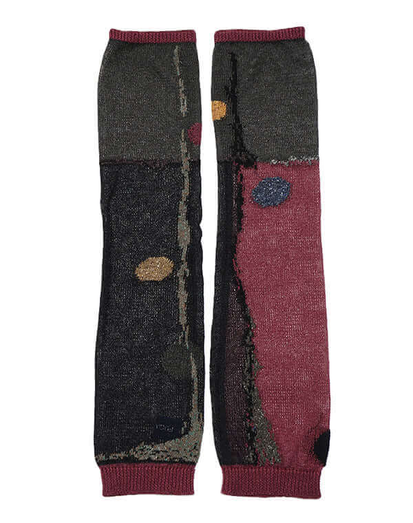 
                  
                    Load image into Gallery viewer, カラータッチ柄ロングアームカバー / BEH07019WA
                  
                