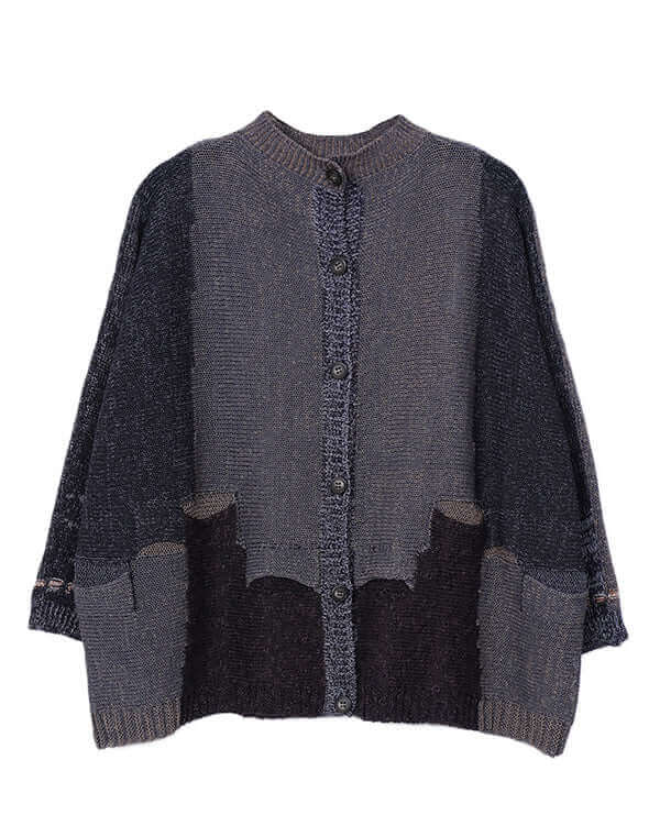 
                  
                    Load image into Gallery viewer, ミックスポケット柄カーディガン / BEH07021WA
                  
                