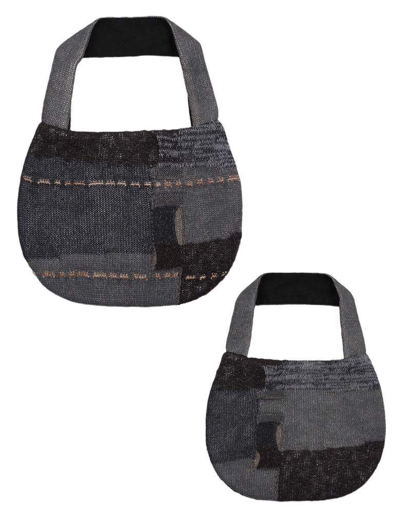 
                  
                    Load image into Gallery viewer, ミックスポケット柄ハンドバッグ / BEH07022WA
                  
                