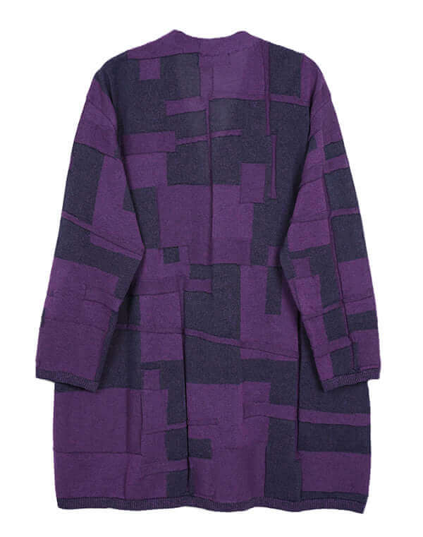 
                  
                    Load image into Gallery viewer, メイズ柄ロングカーディガン / BEH07025WA
                  
                