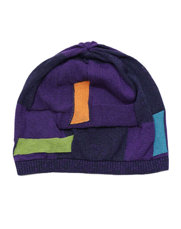 メイズ柄ニット帽 / BEH07026WA