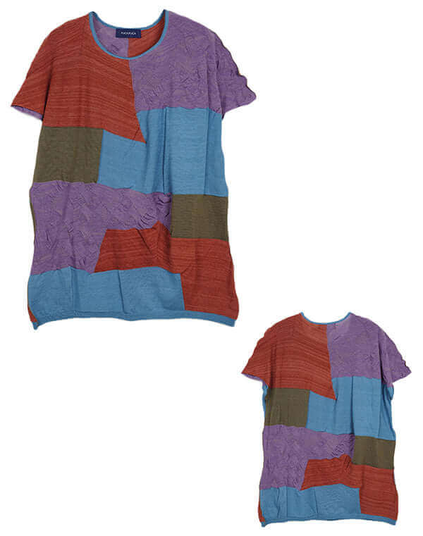 リンクス柄半袖プルオーバー / BEH07028WA