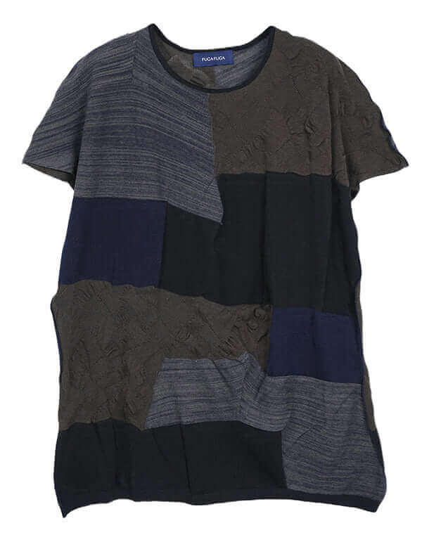 
                  
                    Load image into Gallery viewer, リンクス柄半袖プルオーバー / BEH07028WA
                  
                