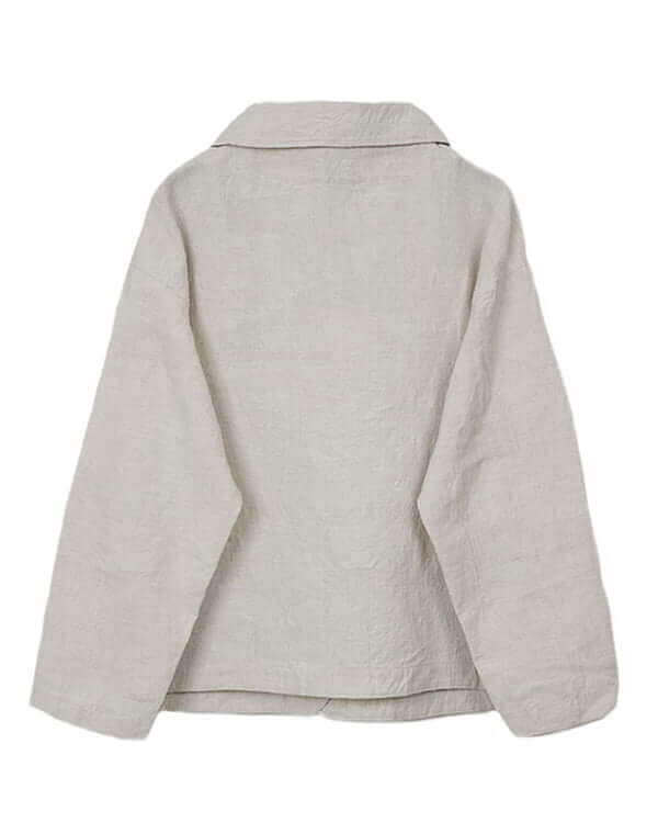 
                  
                    Load image into Gallery viewer, 綿麻柄テーラージャケット / BEH07043WA
                  
                