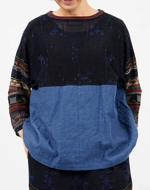 ニットドッキングプルオーバー / BEH07059WA