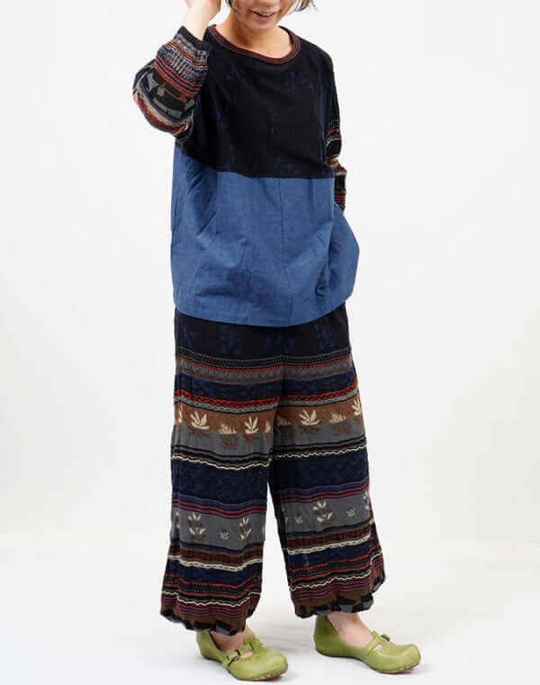 
                  
                    Load image into Gallery viewer, ニットドッキングプルオーバー / BEH07059WA
                  
                