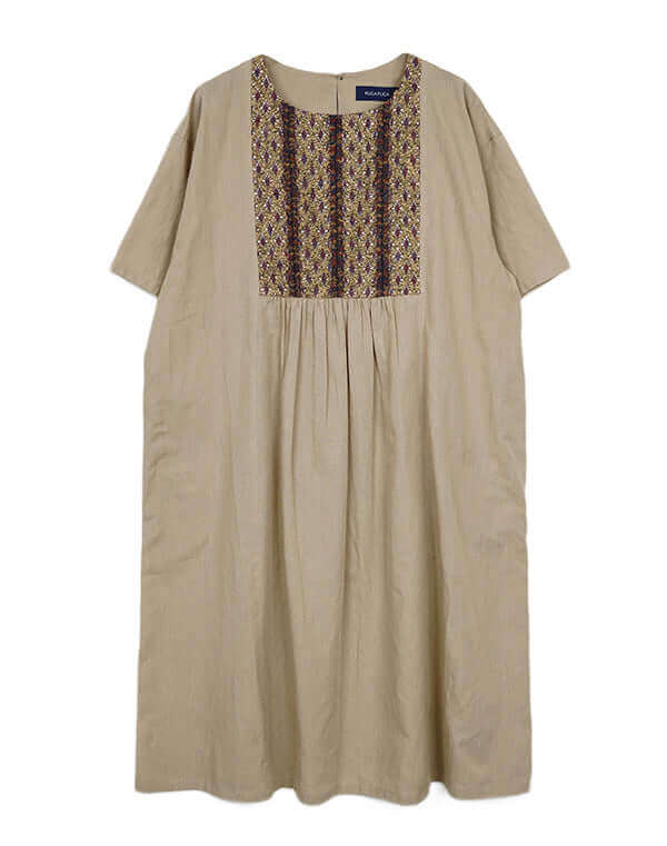 レース付きフレアワンピース / BEH07060WA