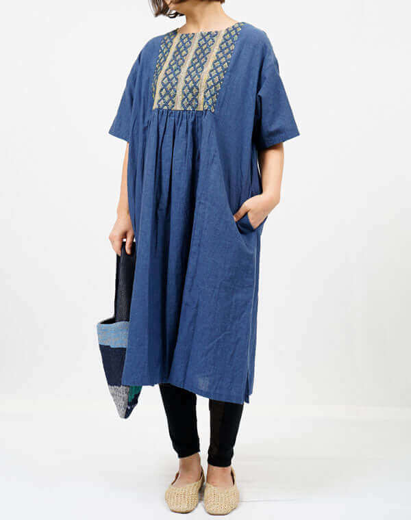 
                  
                    Load image into Gallery viewer, レース付きフレアワンピース / BEH07060WA
                  
                