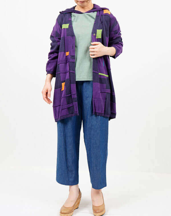 
                  
                    Load image into Gallery viewer, ニットポケットデニムパンツ / BEH07061WA
                  
                