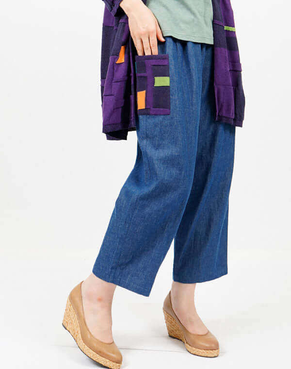 ニットポケットデニムパンツ / BEH07061WA