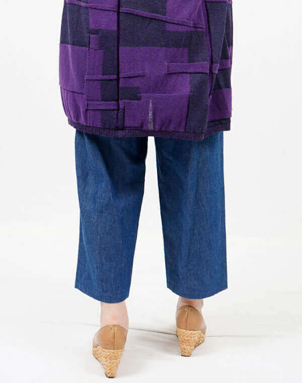 
                  
                    Load image into Gallery viewer, ニットポケットデニムパンツ / BEH07061WA
                  
                